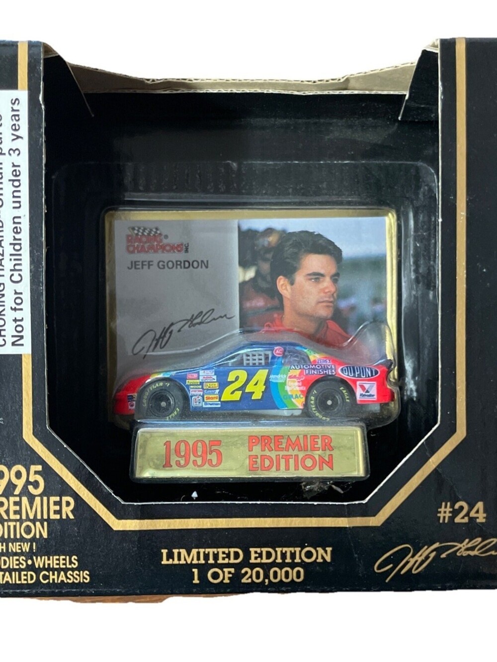 Jeff Gordon #24 Racing Champions 1995 Premier Edition 1:64 Scale Die Cast